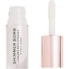 Makeup Revolution Shimmer Bomb Lip Gloss - Light Beam (sheer Silver Shimmer)