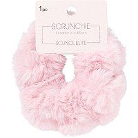 Scunci Blush Fur Elite Scrunchie