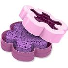 Spongeables Lavender Chamomille Pedi Scrub Foot Buffer In A Sponge 5 + With Container