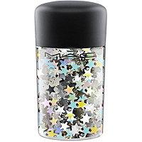 Mac Galactic Glitter - Silver Stars (star Shaped Silver Giltter)