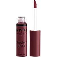 Nyx Professional Makeup Butter Gloss Non-sticky Lip Gloss - Devils Food Cake (deep Plum)