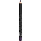 Nyx Professional Makeup Suede Matte Lip Liner - Oh Put It On (deep Dark Purple)