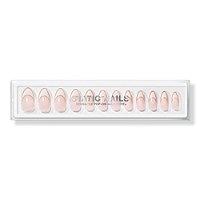 Static Nails At The Ivory Almond Reusable Pop-on Manicure
