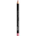 Nyx Professional Makeup Slim Lip Pencil Creamy Long-lasting Lip Liner - Pinky (matte Hot Pink)