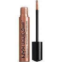 Nyx Professional Makeup Liquid Suede Metallic Cream Lipstick - Exposed (pale Gold)