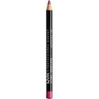 Nyx Professional Makeup Slim Lip Pencil Creamy Long-lasting Lip Liner - Bloom (plum Pink)