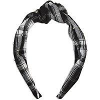 Scunci Knotted Plaid Headband