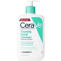 Cerave Foaming Facial Cleanser With Ceramides And Hyaluronic Acid