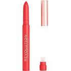 Makeup Revolution Velvet Kiss Lip Crayon - Decadence (cherry Red)