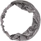 Kitsch Silver Metallic Fabric Headband