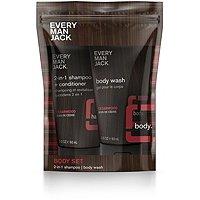 Every Man Jack Cedarwood Travel Pouch With Body Wash + Deodorant