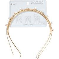 Scunci Pearl And Crystal Headband Set