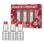 Benefit Cosmetics Pucker Up & Peace Out! Mini Moisturizing Lip Balm Set