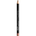 Nyx Professional Makeup Slim Lip Pencil Creamy Long-lasting Lip Liner - Natural (light Skin With Peachy Undertone)
