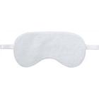 Riviera White Terry Eyemask
