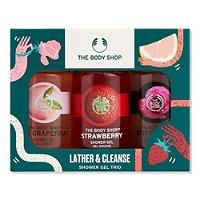 The Body Shop Lather & Cleanse Shower Gel Trio Body Care Gift Set