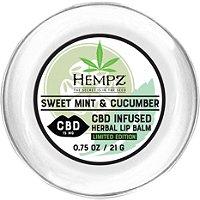 Hempz Limited Edition Cbd 15mg Herbal Lip Balm