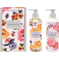 Heathcoat & Ivory Vintage & Co Patterns & Petals Hand Wash/lotion Set