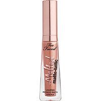 Too Faced Melted Matte-tallic Liquified Lipstick - Pillow Talk (metallic Light Champagne)