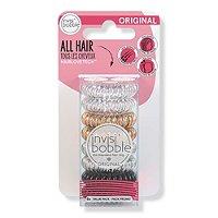 Invisibobble Original Multipack - Clear, Black & Metallic