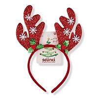 Scunci Red Reindeer Antler Headband