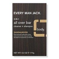 Every Man Jack Sandalwood 2-in-1 All Over Bar