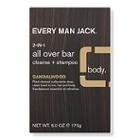 Every Man Jack Sandalwood 2-in-1 All Over Bar