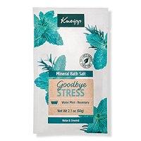 Kneipp Travel Size Goodbye Stress Water Mint & Rosemary Mineral Bath Salt Soak