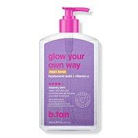 B.tan Glow Your Own Way Next Level Insanely Dark Clear Self Tan Gel