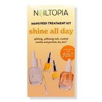 Nailtopia Shine All Day Mani/pedi Treatment Kit