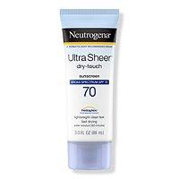 Neutrogena Ultra Sheer Dry-touch Sunscreen Lotion Broad Spectrum Spf 70