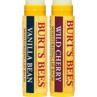 Burt's Bees Wild Cherry And Vanilla Bean Lip Balm 2 Pack