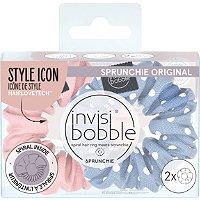 Invisibobble Sprunchie Duo - Dots & No Morals But Corals