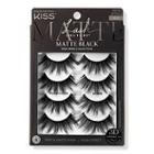 Kiss Lash Couture Matte Black Eyelashes Multipack, Matte Cheviot