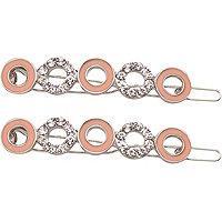 Karina Beige And Stone Rounds Jean Wire Clips