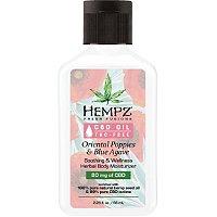 Hempz Travel Size Fresh Fusions Oriental Poppies + Blue Agave Cbd Herbal Body Moisturizer