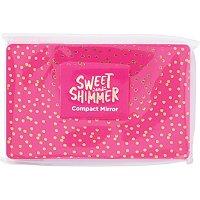 Sweet & Shimmer Pink & Gold Compact Mirror