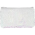 Capelli New York Silver Reversible Sequin Pouch