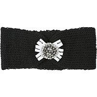 Capelli New York Knit Head Wrap With Jewels