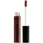 Nyx Professional Makeup Diamond Drip Lip Gloss - Dressed To Kill (sheer Plum Base W/ Gold Duochrome Glitter)