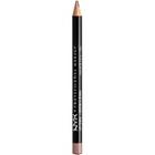 Nyx Professional Makeup Slim Lip Pencil Creamy Long-lasting Lip Liner - Mahogany (plum-brown)