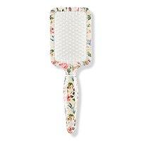 The Vintage Cosmetic Company Floral Print Rectangular Paddle Hair Brush