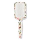 The Vintage Cosmetic Company Floral Print Rectangular Paddle Hair Brush