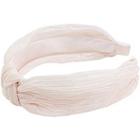 Riviera Soft Plisse Knotted Headband