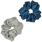 Scunci Blue & Grey Large Scrunchies
