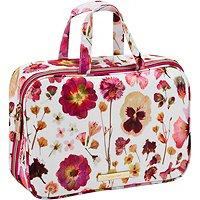 Tartan + Twine Fushsia Pressed Floral Weekender Set