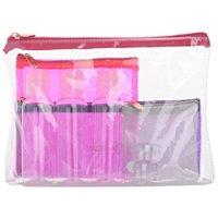 Miamica Pink-gray Frequent Flyer Bottle Set