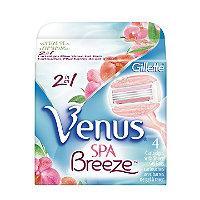 Gillette Venus Spa Breeze Refill Cartridge 4 Pack