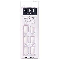 Kiss Alpine Snow Impress Color X Opi Press-on Manicure