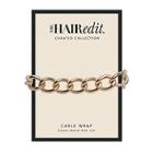 The Hair Edit Soft Gold Cable Wrap Hair Tie